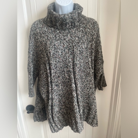 Matilda Jane MultiColor Evening Stroll Turtle Neck Sweater Dolman Sleeve, S - Picture 2 of 8